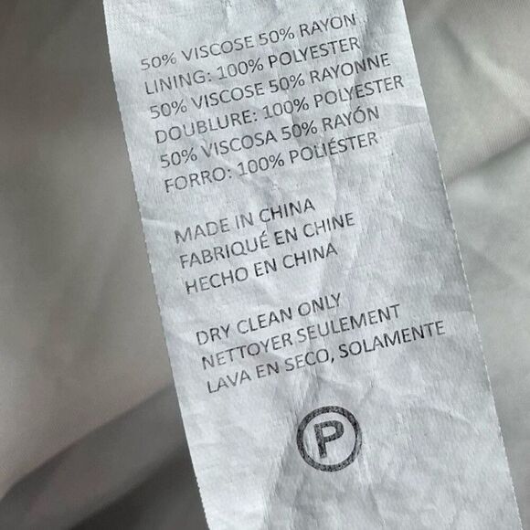 JASON WU Midi Dress Women 6 Blue Floral Tie Strap Blouson Pockets - Picture 12 of 12